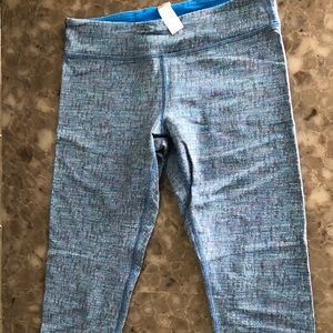 Ivivva crop blue leggings size 14
